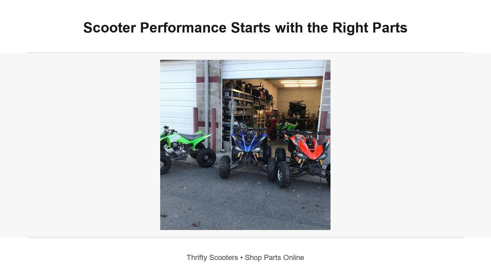 How to Choose Scooter Performance Parts That Work Together