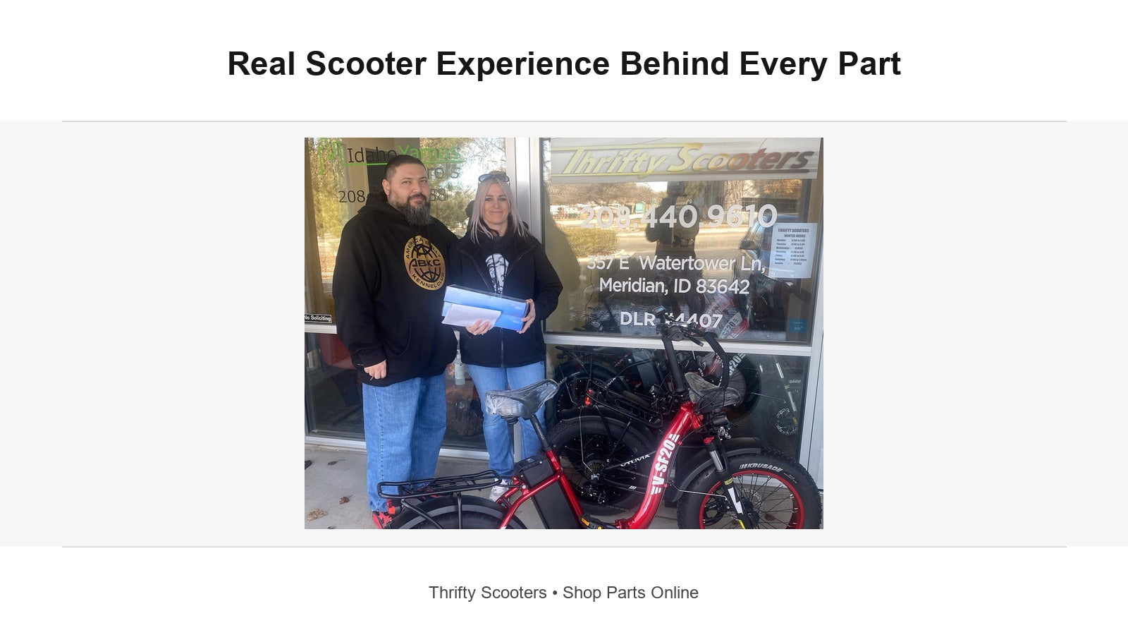 Why Real Scooter Experience Matters When Buying Parts Online