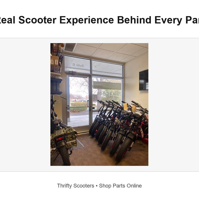 Why Real Scooter Experience Matters When Buying Parts Online