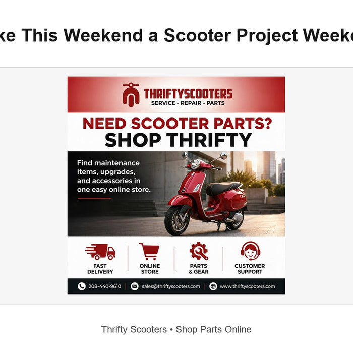 How to Prepare for a Weekend Scooter Project