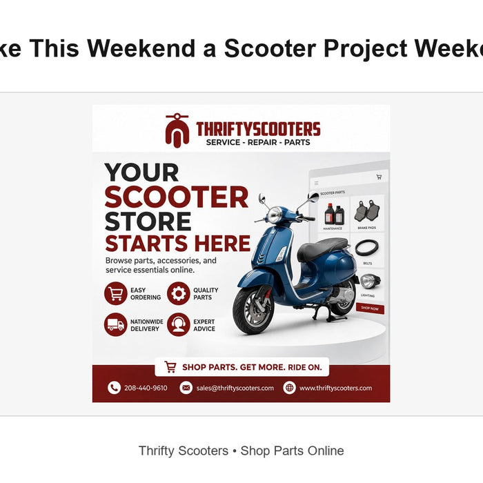 How to Prepare for a Weekend Scooter Project