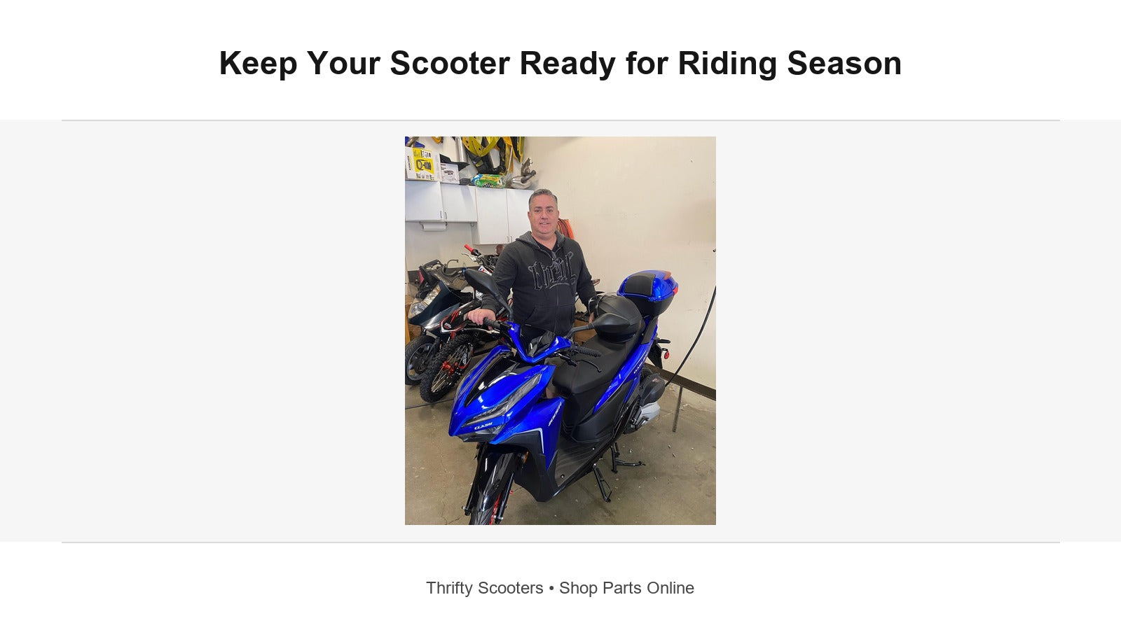 Scooter Parts to Check During Riding Season