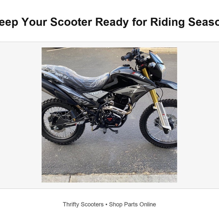 Scooter Parts to Check During Riding Season