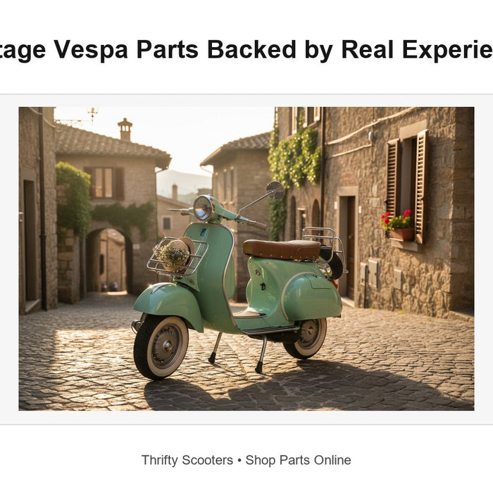 Finding the Right Parts for a Vintage Vespa