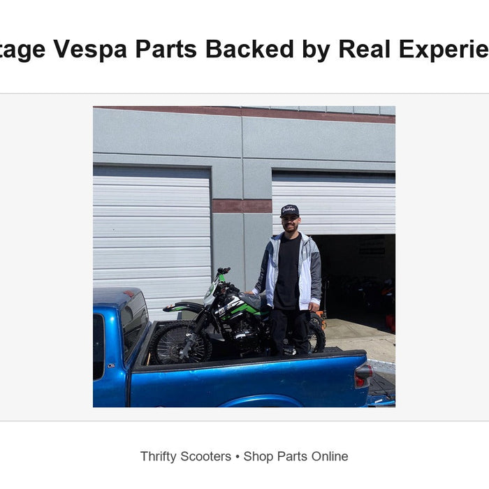 Finding the Right Parts for a Vintage Vespa