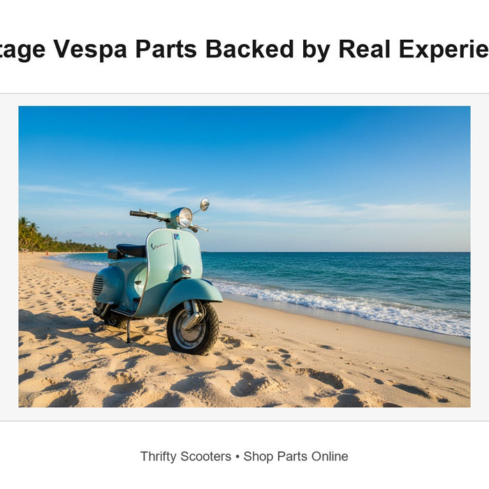 Finding the Right Parts for a Vintage Vespa