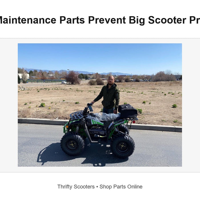 Scooter Maintenance Parts That Prevent Bigger Repairs