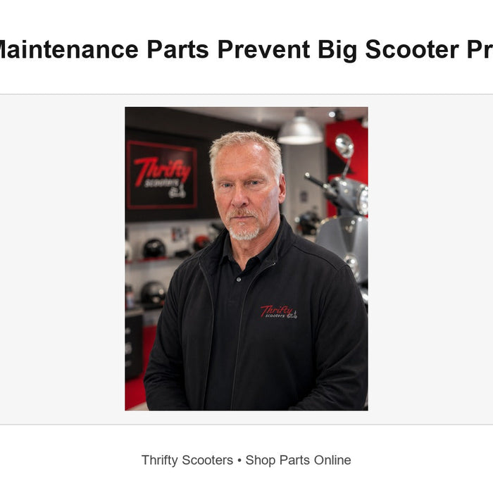 Scooter Maintenance Parts That Prevent Bigger Repairs
