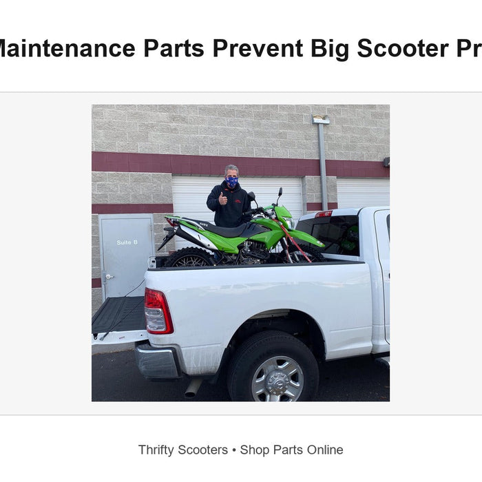 Scooter Maintenance Parts That Prevent Bigger Repairs