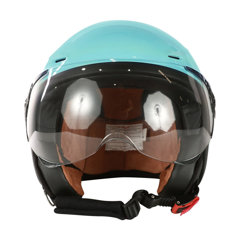 Prima Turquoise 3/4 Helmet w/ Shield - Genuine Color Matched