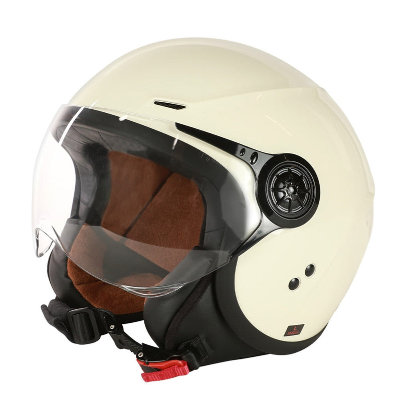 Prima 3/4 Helmet with Shield - Vanilla - Genuine Color Match