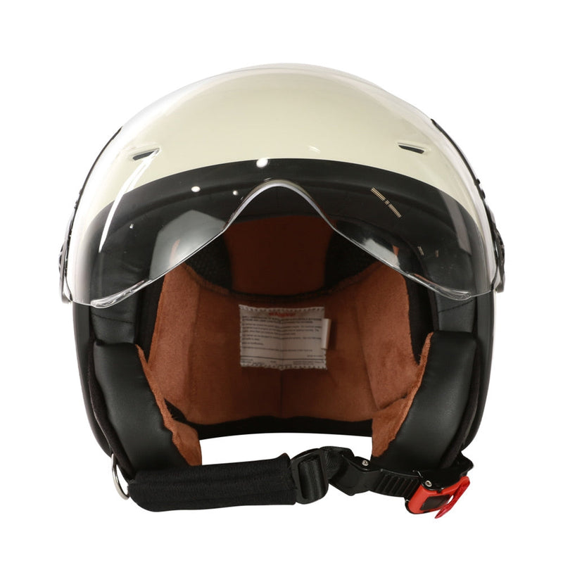 Prima 3/4 Helmet with Shield - Vanilla - Genuine Color Match