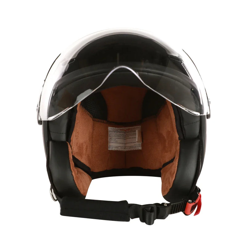 Prima Black 3/4 Helmet w/ Shield - Genuine Color Matched