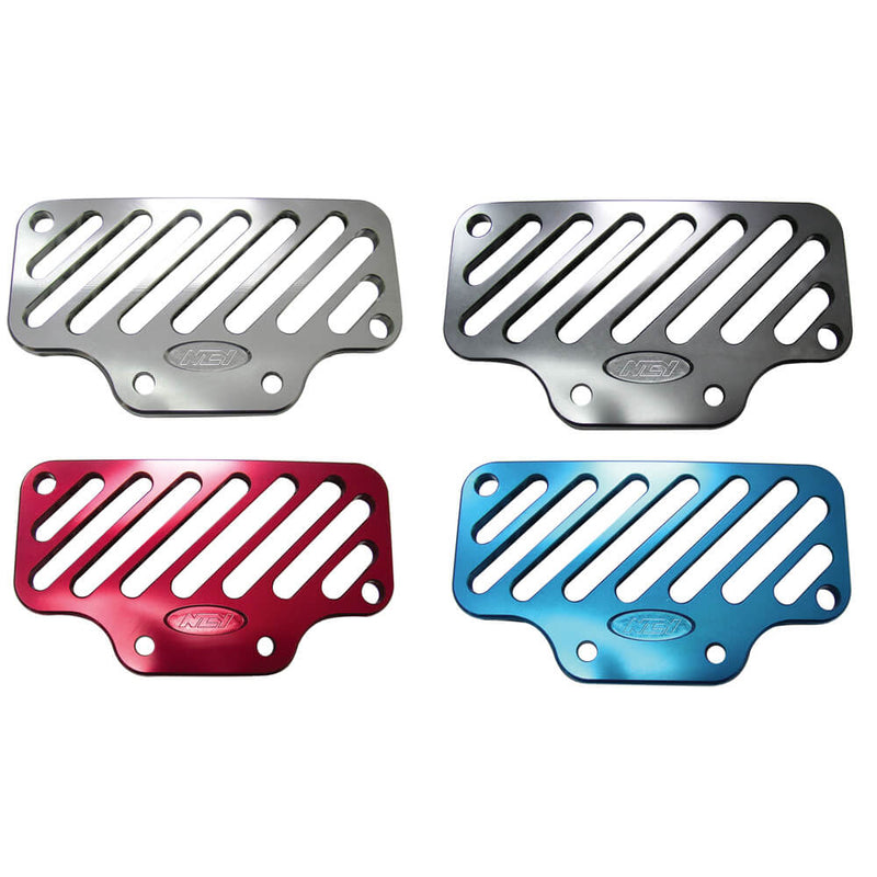 NCY Oil Cooler Cover (Aluminum, Chrome); Yamaha Vino 125