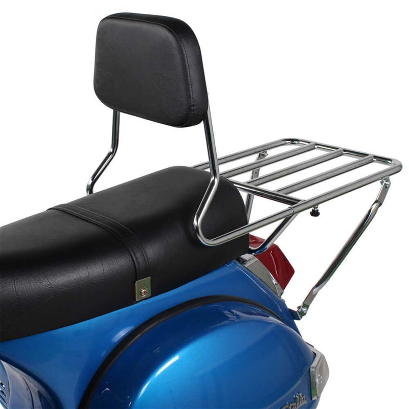 Prima BBQ Rear Rack with Backrest - Vespa P Series, Stella