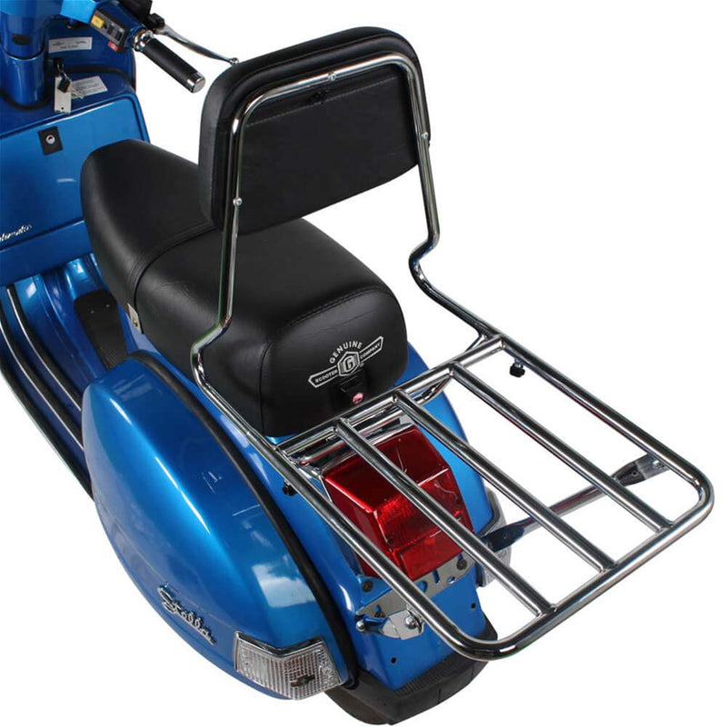 Prima BBQ Rear Rack with Backrest - Vespa P Series, Stella
