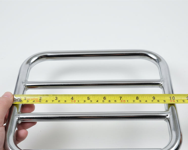 Prima Rear Rack & Backrest - Chrome - Genuine Buddy