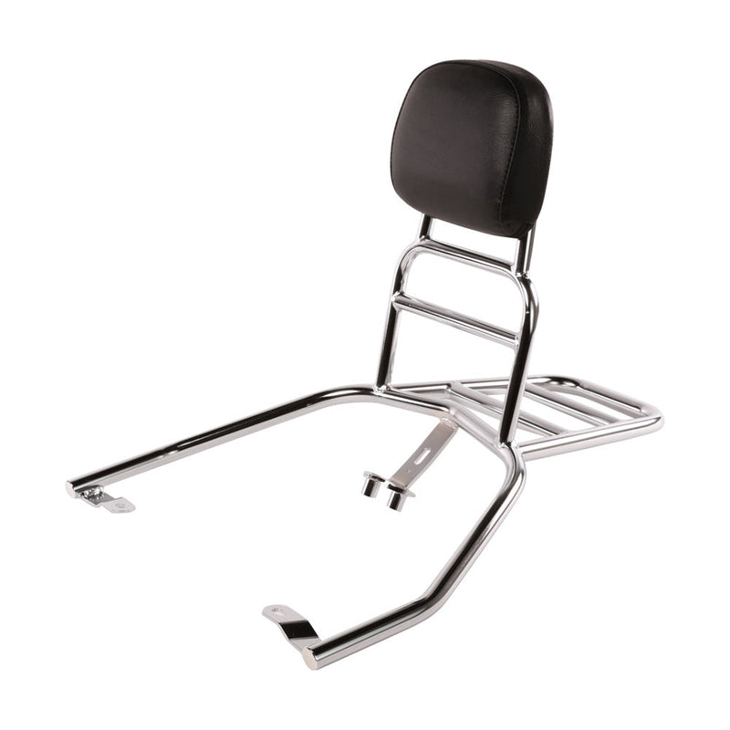 Prima Rear Rack w/ Backrest Chrome KYMCO Like 50i 150i