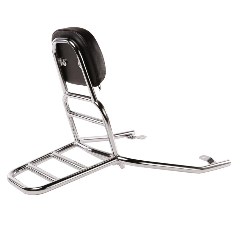 Prima Rear Rack w/ Backrest Chrome KYMCO Like 50i 150i