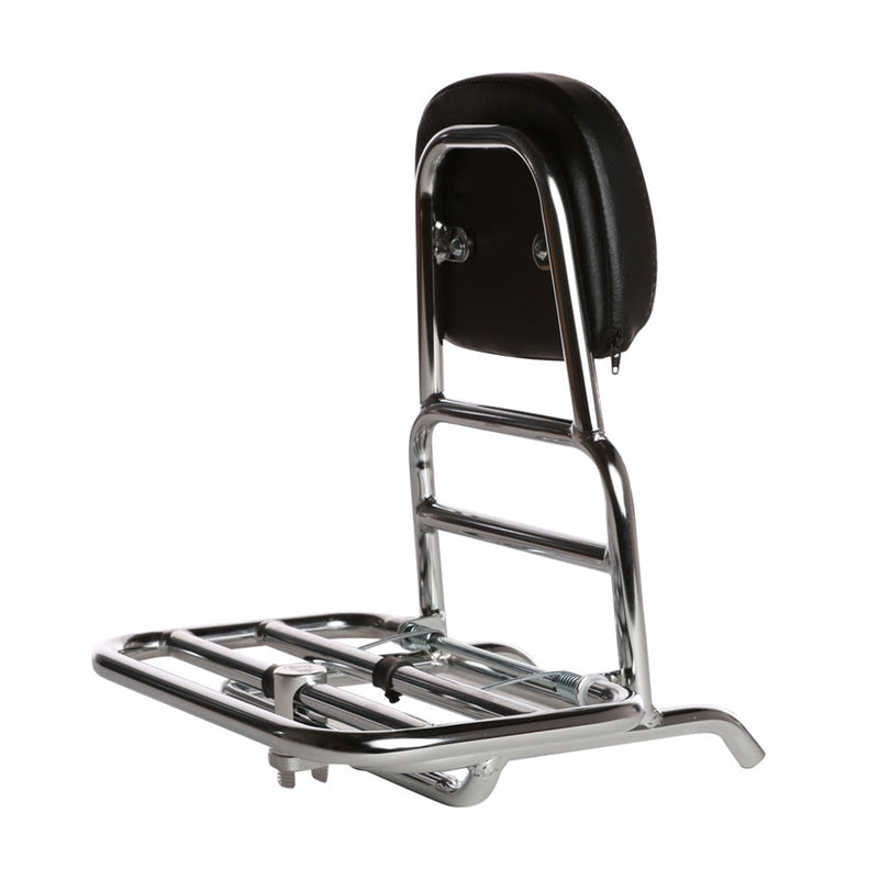 Prima Chrome Folding Rack & Backrest - Royal Alloy GT & GP