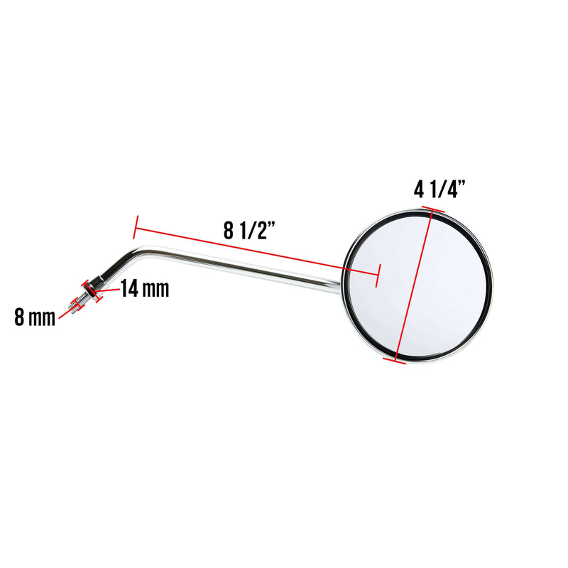 GSC Right Hand Mirror, Chrome - Genuine Buddy