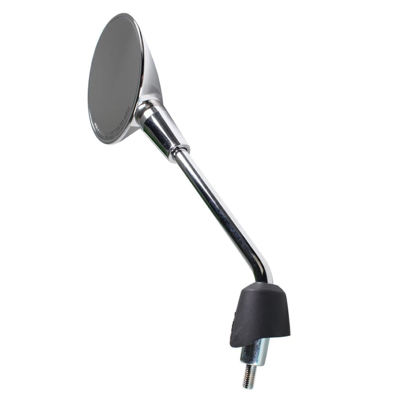 Vespa Primavera 50/150 Left Mirror: Chrome Round