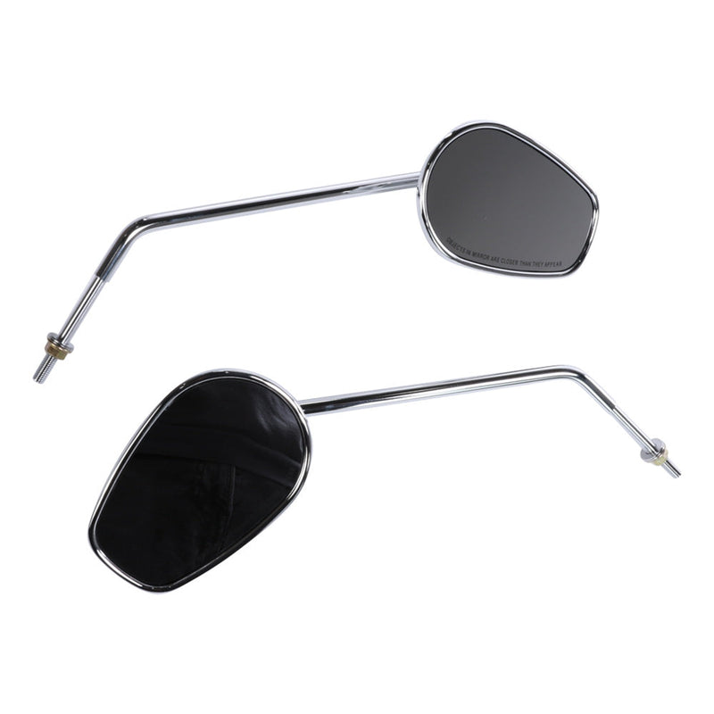 Prima Chrome Long Mirror Set: Royal Alloy GT & GP