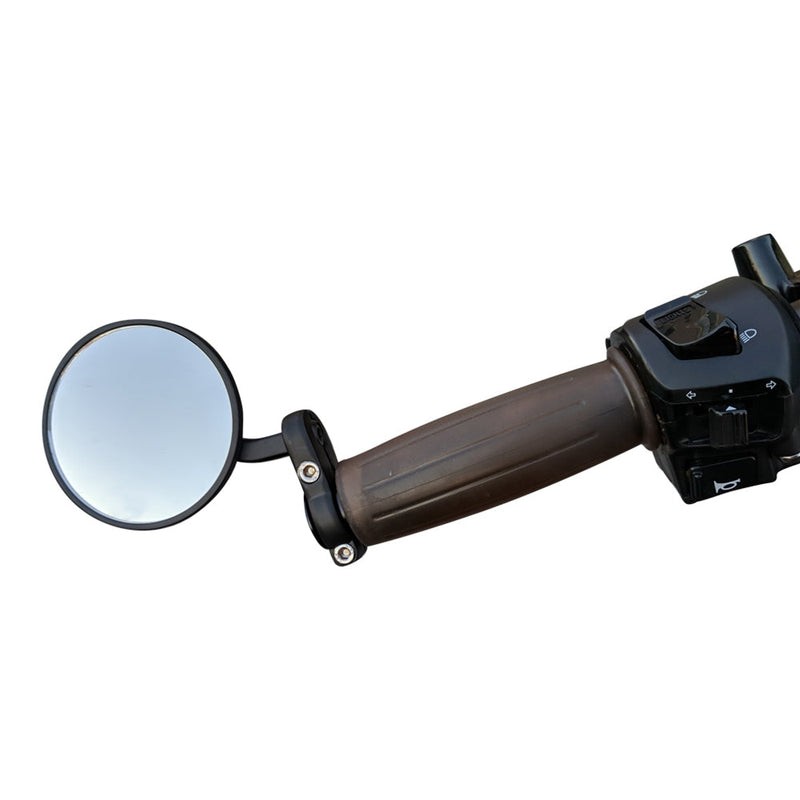 Prima Billet Bar End Mirror Set: 7/8" Handlebars