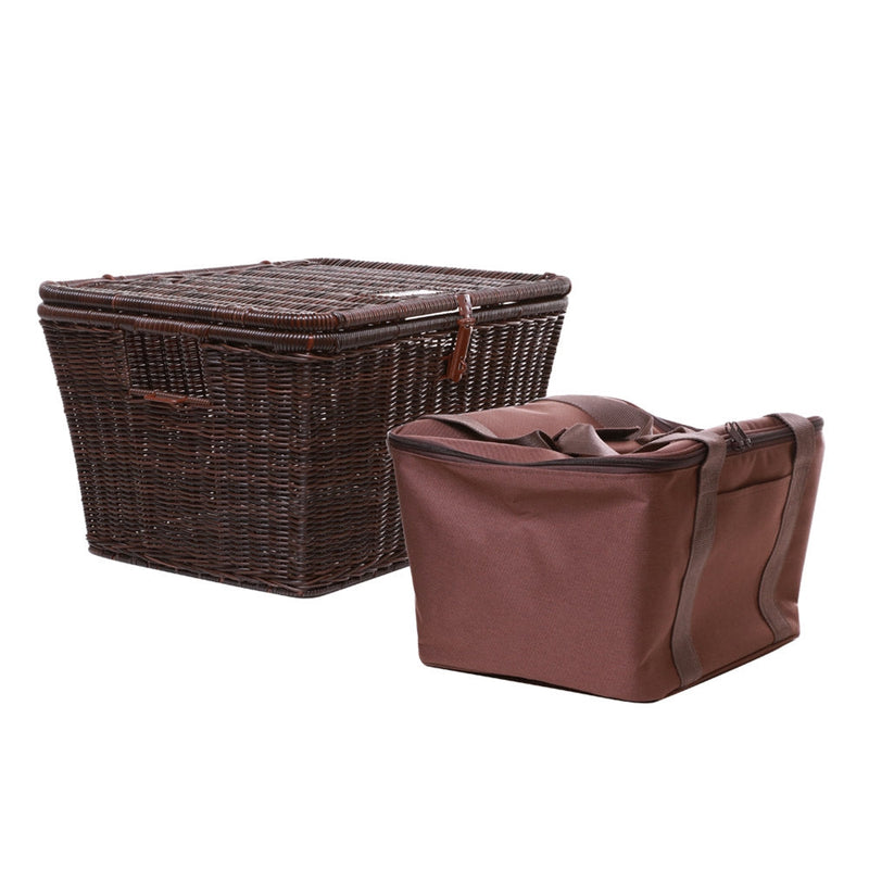Prima "Wicker Basket" Topcase - Rectangular, Removable Liner