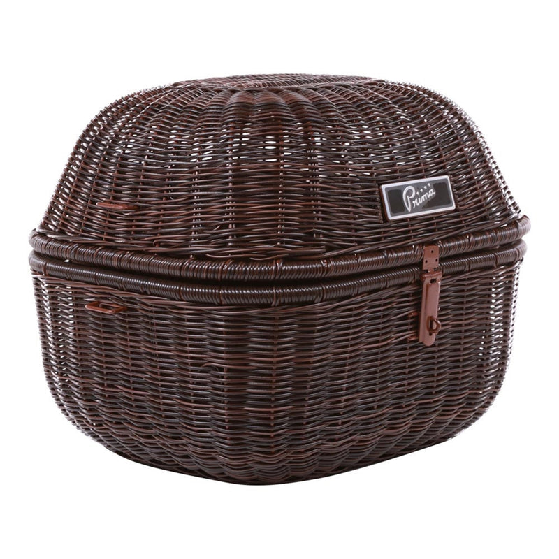 Prima Rear Wicker Basket Topcase (Round) w/ Removable Liner