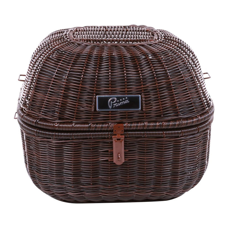 Prima Rear Wicker Basket Topcase (Round) w/ Removable Liner