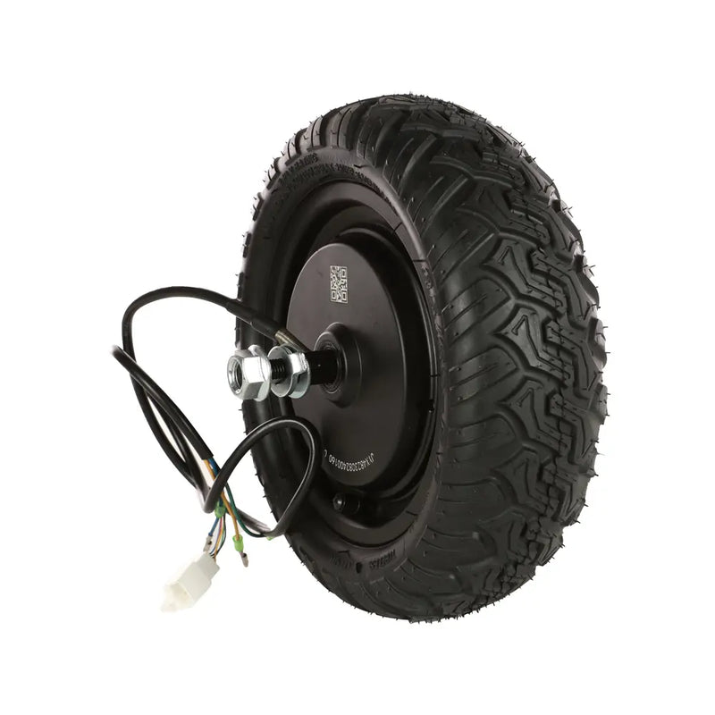 Motor and Rear Wheel with Valve Stem and Cap; Genuine Trail