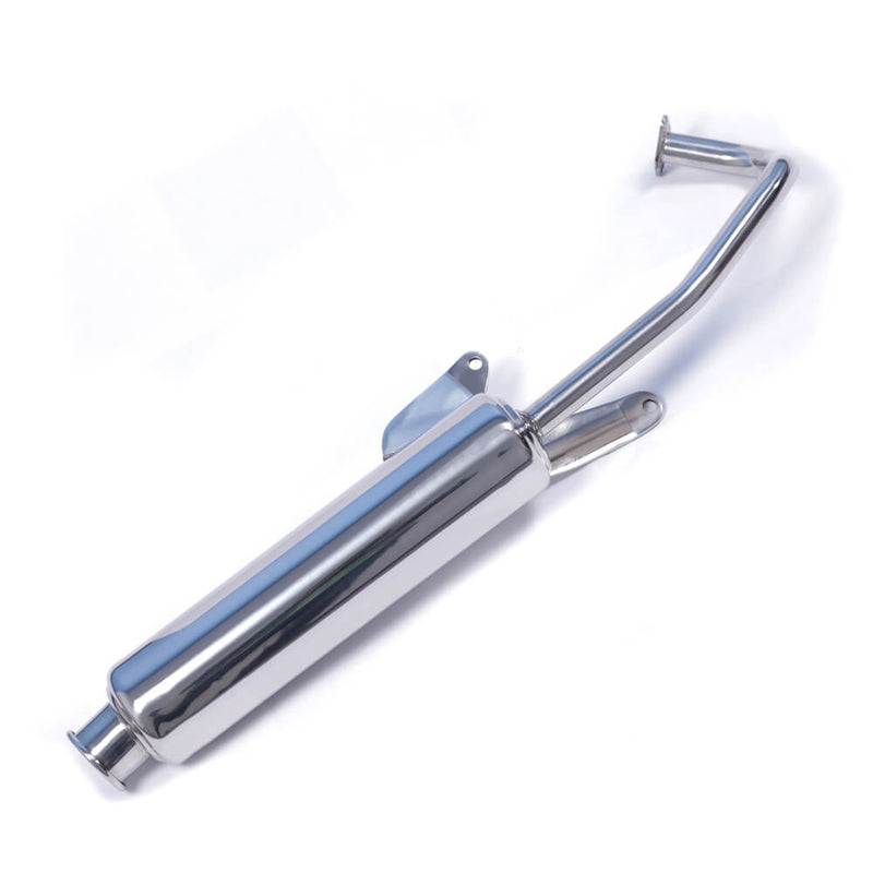 RDLN 139QMB 50cc Performance Exhaust - Stainless Steel