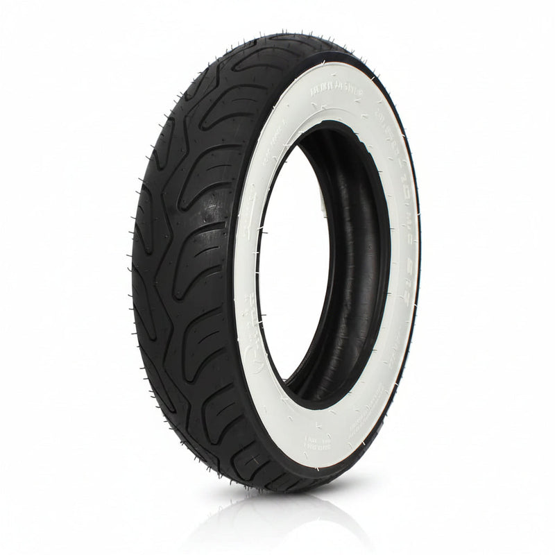 Prima 3.50-10 Whitewall Tire - Tubeless | Vespa & Buddy 170i