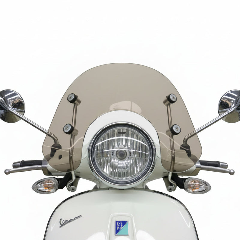Prima Short Smoked Windshield: Vespa Primavera