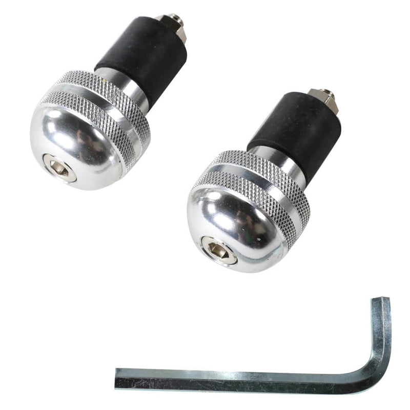 Bar Ends (Silver, 7/8"); Universal