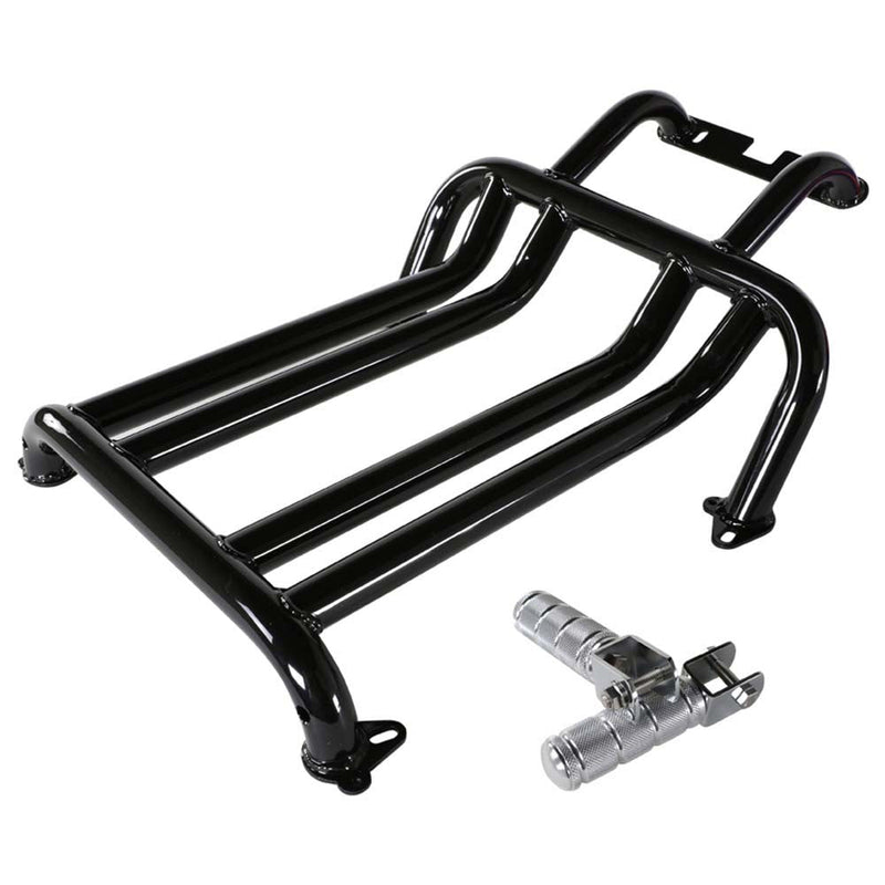 NCY Footrest & Frame Brace | Honda Ruckus Gloss Black
