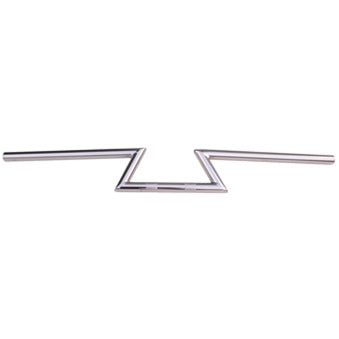 NCY Chrome Z-Bars: Wide 7/8" Universal Handlebars