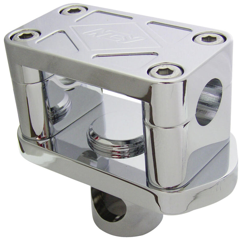 NCY Handlebar Clamp Post (Chrome); Honda Ruckus