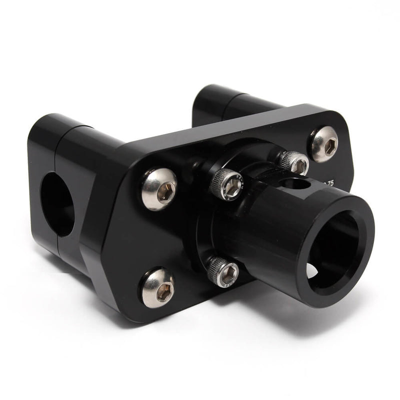 NCY Billet Handlebar Stand - Black - Honda Ruckus