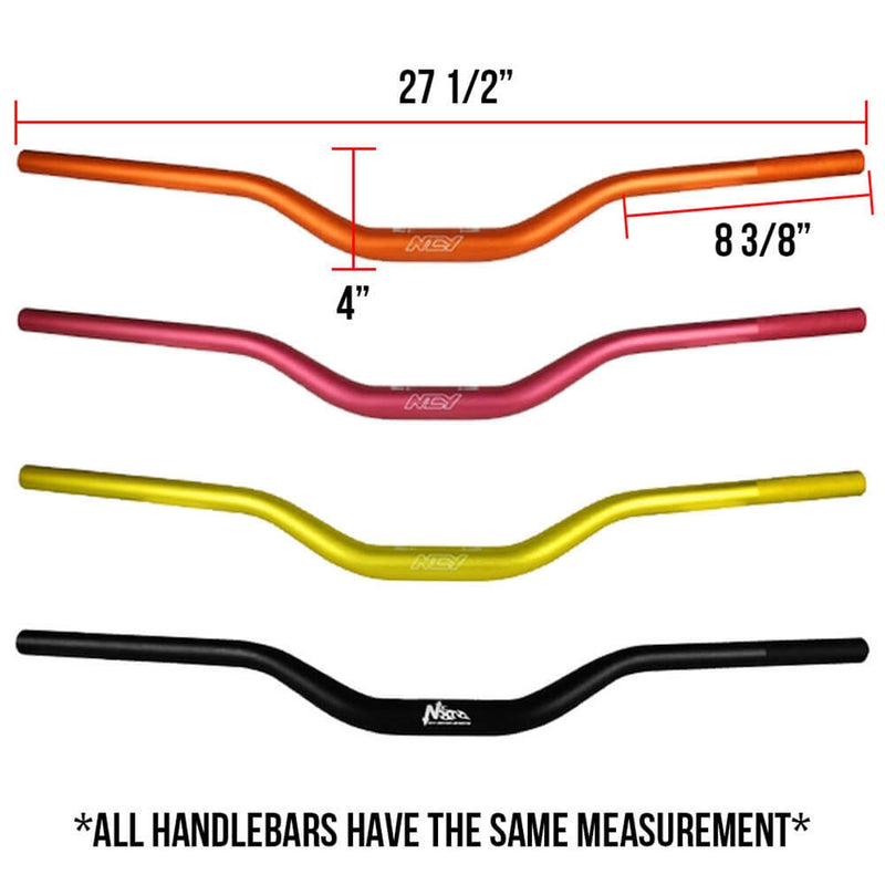 NCY 28mm Taper Handlebar Black | Honda Ruckus Zuma 125