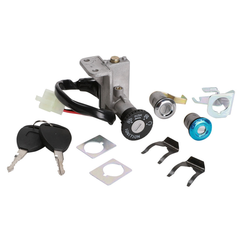Blue Line Key and Ignition Set (Type 1); GY6, 139QMB
