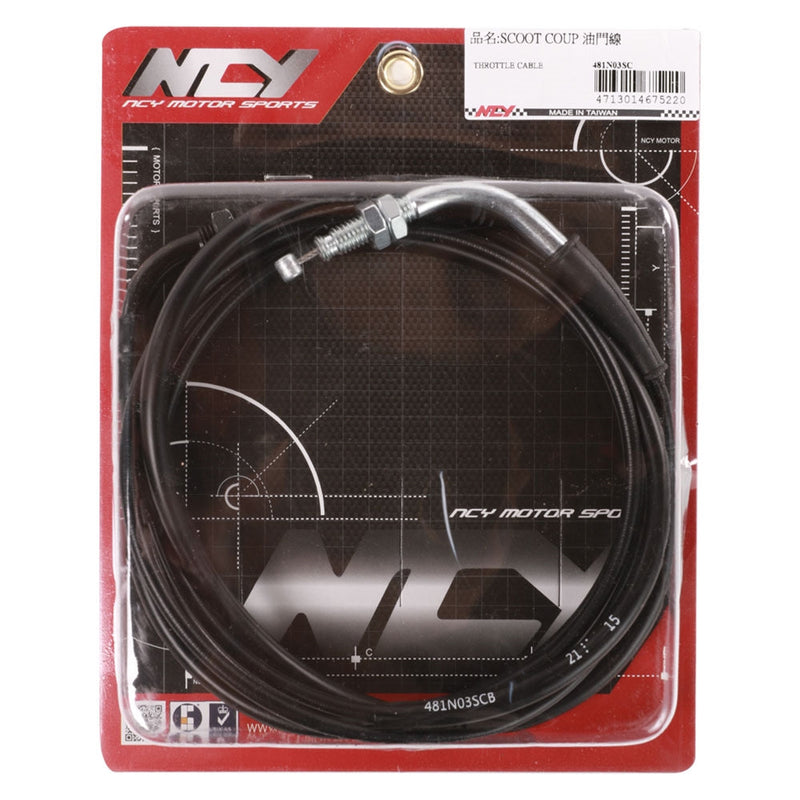 NCY Throttle Cable (CVK Style); Scoot Coupe 150cc