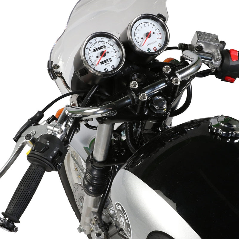 Chrome Clubman Ace Handlebars - 7/8" (22mm)