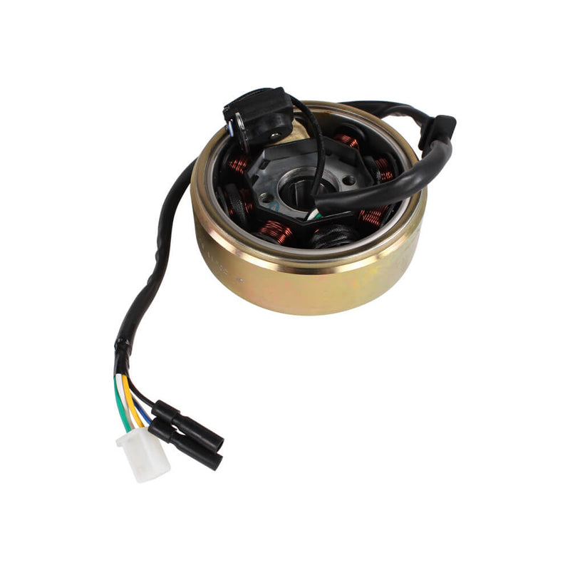 GY6 8-Coil 5-Wire AC Stator & Flywheel Kit | 125cc 150cc
