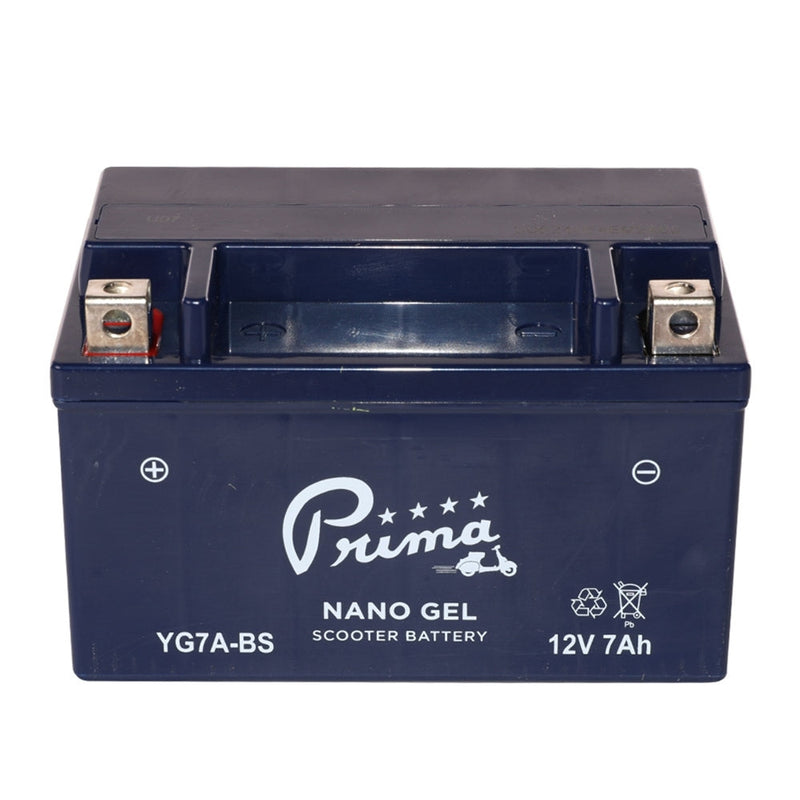 Prima Gel Battery 12V YG7A-BS - Genuine 125/150/170i, CSC Go
