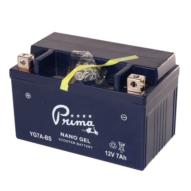 Prima Gel Battery 12V YG7A-BS - Genuine 125/150/170i, CSC Go