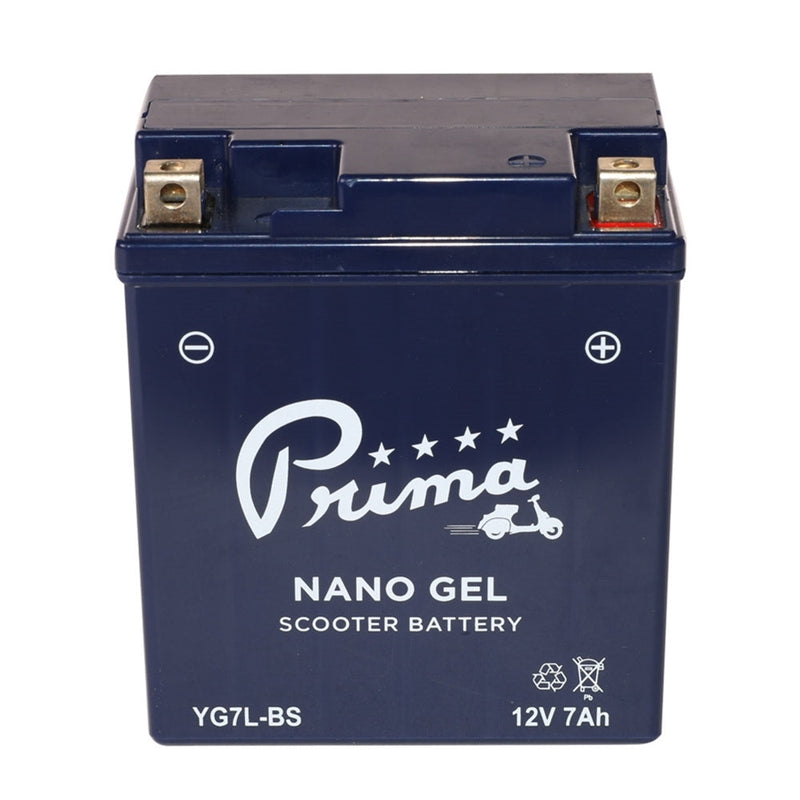 Prima YG7L-BS Scooter Battery - Nano Gel