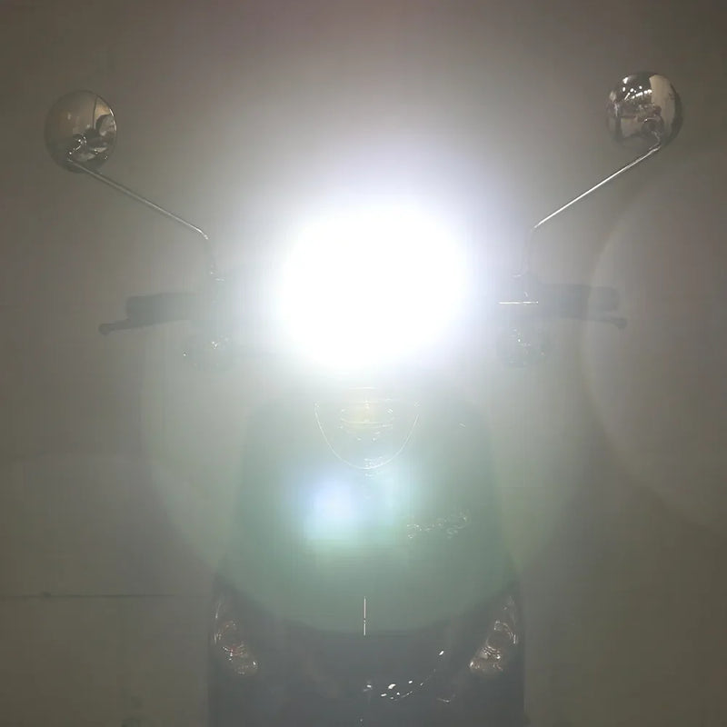 Universal HS1 / H4 LED Headlight Bulb: AC/DC Compatible