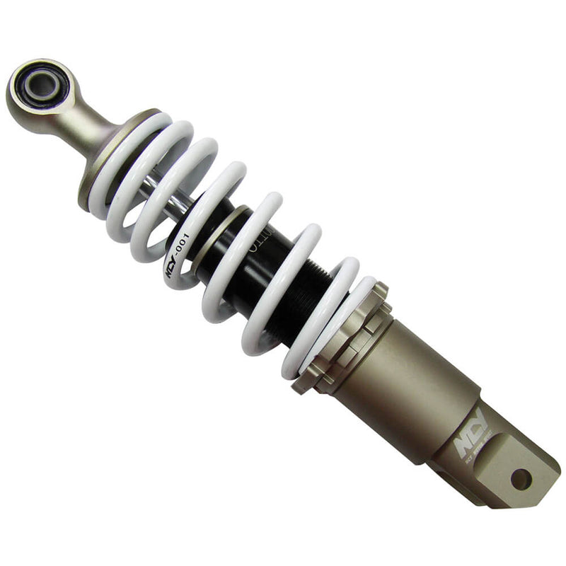 NCY Performance Shock - Rear, White, 265mm - Honda Ruckus